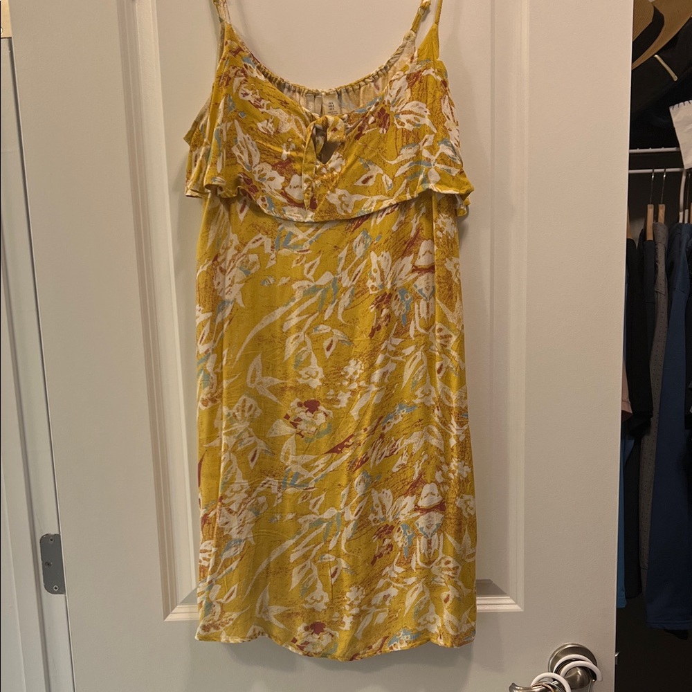 Roxy Yellow Floral Dress